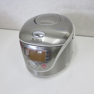 サンヨー 圧力 IH炊飯器 1升炊き  ECJ-HG18 2007年製 1.8L ステンレスホワイト おどり炊き 炊飯器 SANYO ☆ PayPay(ペイペイ)決済可能 ☆ 札幌市 清田区 平岡