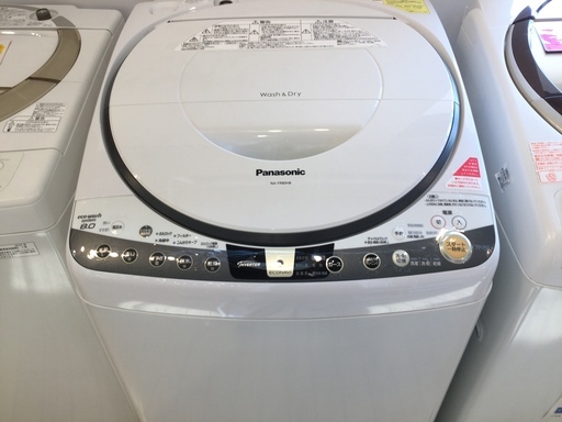 【安心6ヶ月保証付】縦型洗濯乾燥機 Panasonic NA-FR80H8 8.0㎏ 2014年製 50Hz/60Hz ※ﾖｺﾞﾚ有