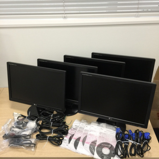 5台セット LG 19型 ワイド液晶ディスプレイ【引取現在】