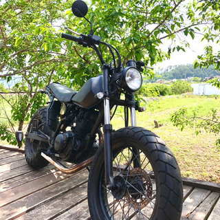 ヤマハTW200ロンスイカスタム(マットブラック) ヤマハTW200ロンスイカスタム(マットブラック)