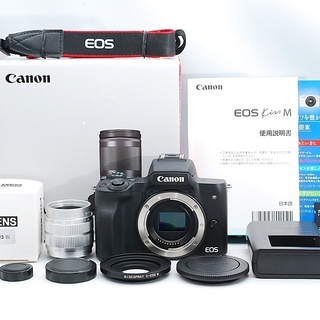 Canon キヤノン EOS Kiss M SNS向け単焦点レンズセット♪