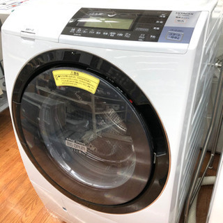 HITACHIのドラム式洗濯乾燥機！左開き♪