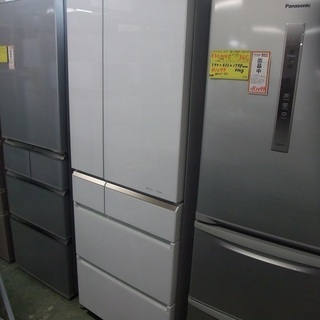 R1152) パナソニック 6ドア NR-F503XPV-W 501L 2017年製! 冷蔵庫 店頭