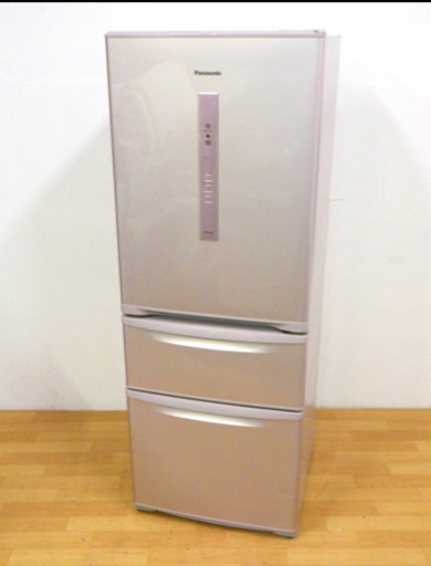 パナソニック/Panasonic 2015年製 321L 3ドア冷蔵庫 自動製氷機能付き NR-C32DM-P