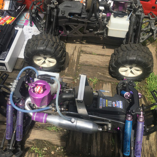SAVAGE HPI エンジンカー！