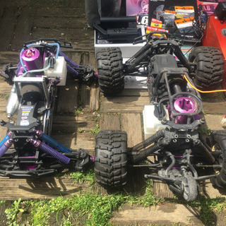SAVAGE HPI エンジンカー！