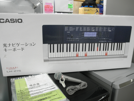 CASIO カシオ 光ナビゲーション キーボード 61鍵盤 LK-215 音色