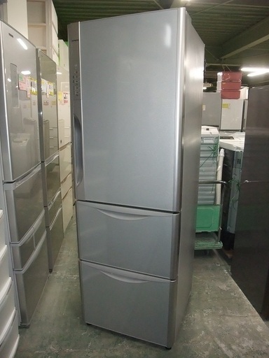 R1210) 日立 R-K370FV 365L 2015年製! 冷蔵庫 店頭取引大歓迎♪