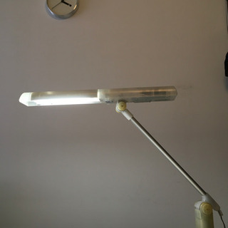 デスクライト(無印良品)蛍光灯　クランプ固定式
