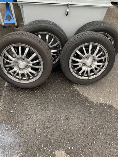 155/65/14 軽自動車用　タイヤホイールセット中古