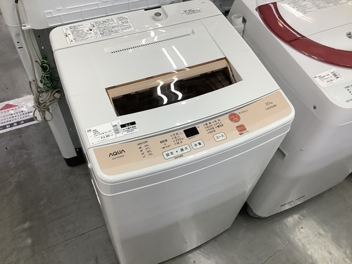 春新作の 全自動洗濯機　AQUA AQW-S50D 5.0kg 2016年製 洗濯機