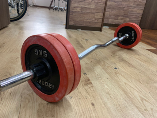 IROTECバーベル20キロのセット5kg✖️4個
