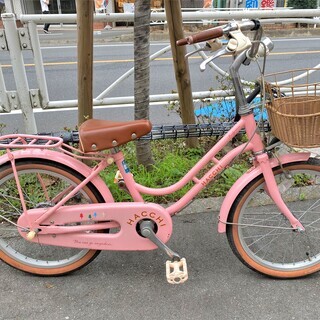 ブリヂストン HACCHI 18インチ ピンク 子供用 自転車☆...