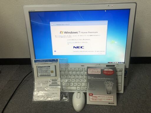 一体型パソコン　NEC VALUESTAR VN370　CS1JW　地デジ TV BCASカード 箱付き モニタ一体型
