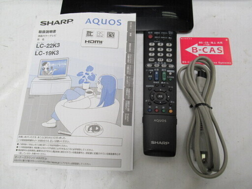 JAKN1225/液晶テレビ/19インチ/シャープ/SHARP/LC-19K5/中古品/