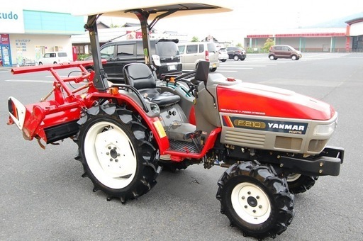 ★ ヤンマー 21馬力 4WDトラクター Ｆ-210 パワステ/ハイグリップターン/UFO/バッテリー新品交換済 自社配送可（地域限定)引き取り歓迎