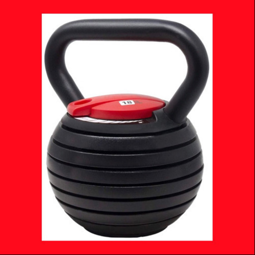 可変重量式 ケトルベルダンベル 3.6～18kg アジャスタブル 可変重量式 ケトルベルダンベル 3.6～18kg アジャスタブル