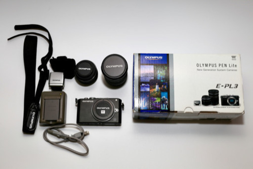 ★お買い得★OLYMPUS E−PL3 E-PL3 ダブルズームキット BLACK