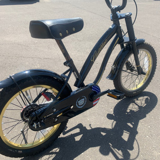 自転車　子供用　16インチ　中古　補助輪付属