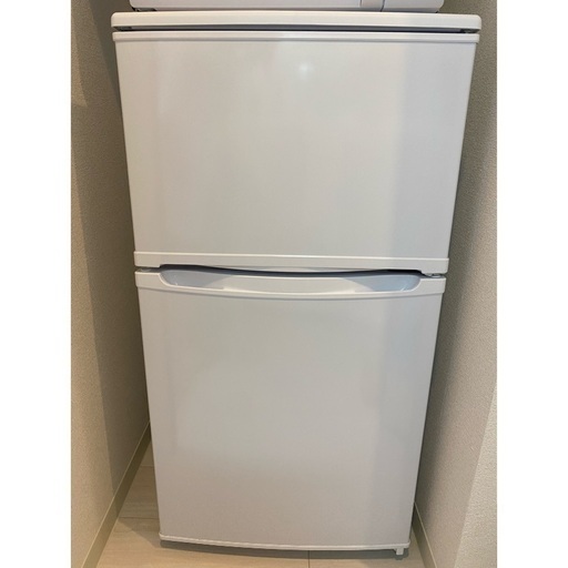 山善 2019年製 2ドア冷凍冷蔵庫 86L