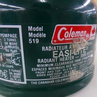 超希少 Coleman ラジアント ヒーター 519 カナダ 動作良好 ヴィンテージ 86年製 20231023181923blog293.jpg