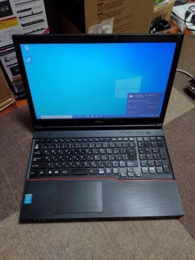 富士通ノートPC　Core-i5/メモリ4GB/オフィス付き