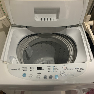 洗濯機4.6kg  テレビ22V型