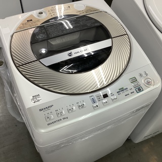 シャープ洗濯機 ES-GV90M キレイ 大容量 9kg