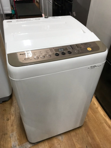 パナソニック 洗濯機 6.0kg 2018年製 中古