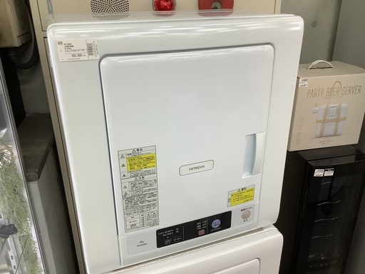衣類乾燥機　HITACHI 4.0kg DE-N40WX 2018年製