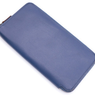 HERMES/アザップロング シルクイン エプソン》Bランク ネイビー X刻印
