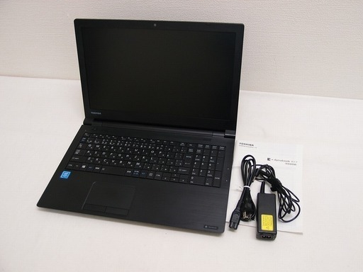 KD44◆)★お値下げ■中古ノートパソコン■ 東芝 dynabook B45/A ブラック 第6世代Celeron：1.6G メモリ：4G 2016年製 Win10認証可能 ※HDD無し ★ゆうパック発送可能※送料別