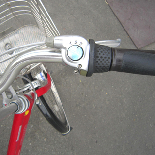 BRIDGESTONE 自転車 Albelt L型 26インチ レッド 3段変速 LEDオート