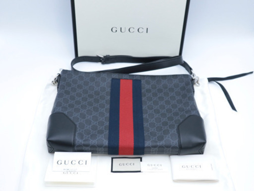 《GUCCI/GGスプリーム 2WAY バッグ》Aランク 474139 極美品