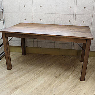  [*R289)クラッシュゲート CRASH GATE ヨハン JOHAN TABLE ダイニングテーブル 幅140×奥行75cm パイン古材 シャビーシック 関家具エアコン (10畳・100V対応) クリアホワイト Aシリーズ] HITACHI