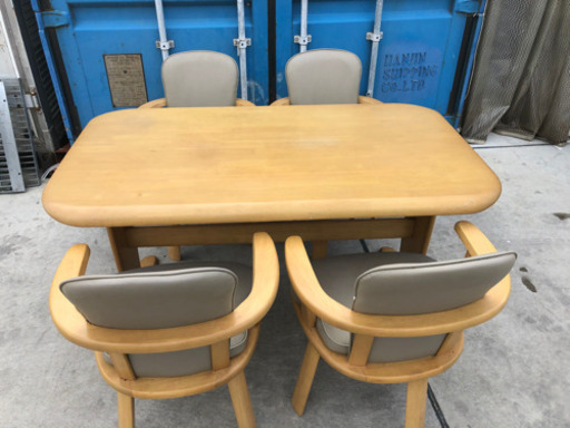 ダイニングテーブルセット　４人　テーブル　チェア　椅子　キッチン　木製