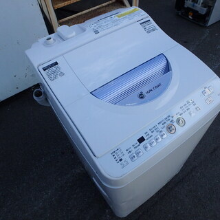 ガッツリ清掃済み☆2012年製☆シャープ 全自動洗濯機 ES-TG55L ☆5.5Kg 