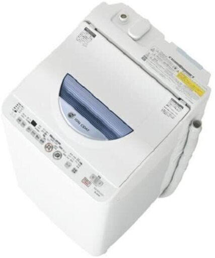 【中古洗濯機】※引き取りのみ※値段交渉可能！　２０１５年製SHARP ES-TG55L　洗濯・脱水容量5.5kg　乾燥容量3kg