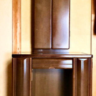 木目　三面鏡　ドレッサー