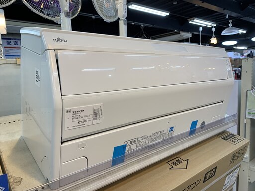 富士通ゼネラル 壁掛けエアコン AS-R22C-W 2013年製 2.2kW 売場展開中