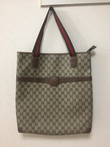 オールドグッチ シェリーライントートバッグ