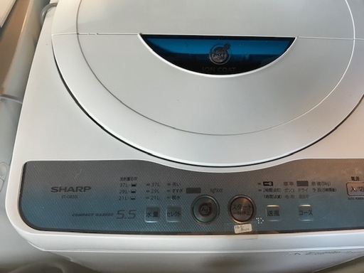 洗濯機 Sharp ES-GE55L 5.5㎏
