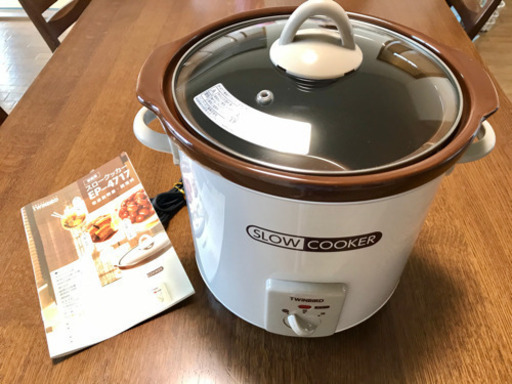 箱あり 美品 スロークッカー 煮込み料理用陶器電気鍋　グリル鍋