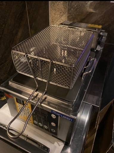 業務用電気フライヤー タイマー・二度揚げ機能付