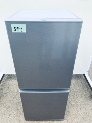 高年式‼️597番 AQUA✨ノンフロン冷凍冷蔵庫✨AQR-13H‼️