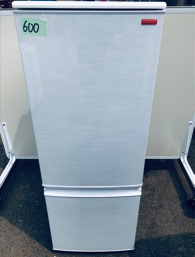 600番 SHARP✨ノンフロン冷凍冷蔵庫✨SJ-C17X-W‼️