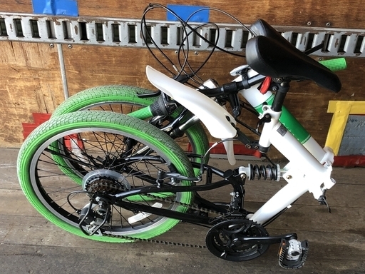 Airbike 折りたたみ自転車 ミニベロ 20インチ サスペンション21段変速 