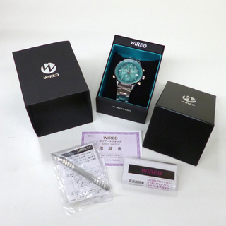 新品 セイコーワイアード AGAW451 クロノグラフ 腕時計 スモセコ