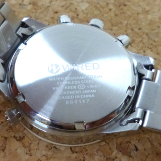 新品 セイコーワイアード AGAW451 クロノグラフ 腕時計 スモセコ