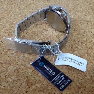 新品 セイコーワイアード AGAW451 クロノグラフ 腕時計 スモセコ